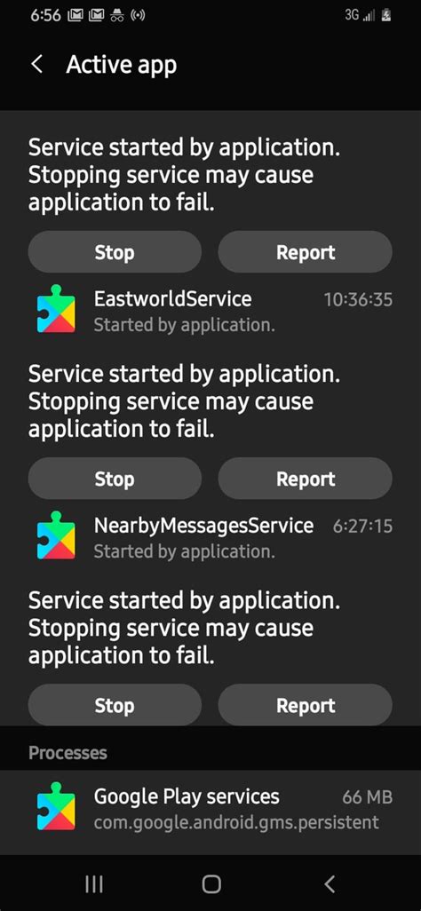 What is EastworldService running from the Play Store .